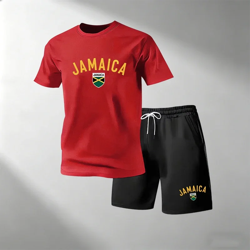 Running Gear For Men - JAMAICA Zomer Casual T-Shirts Sets voor
