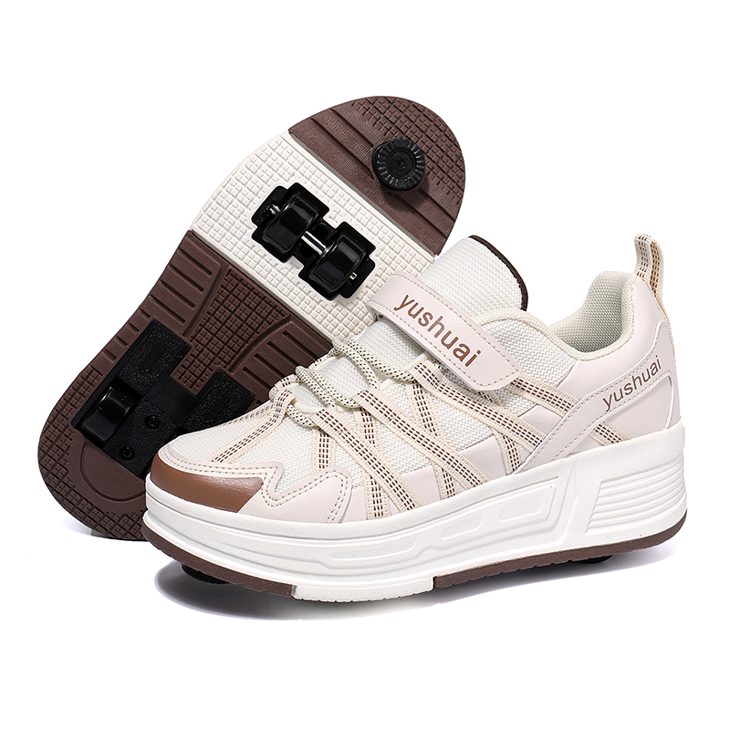 Running Gear For Sale - Automatische, intrekbare, onzichtbare, vierwielige, loopbare skateboardschoenen