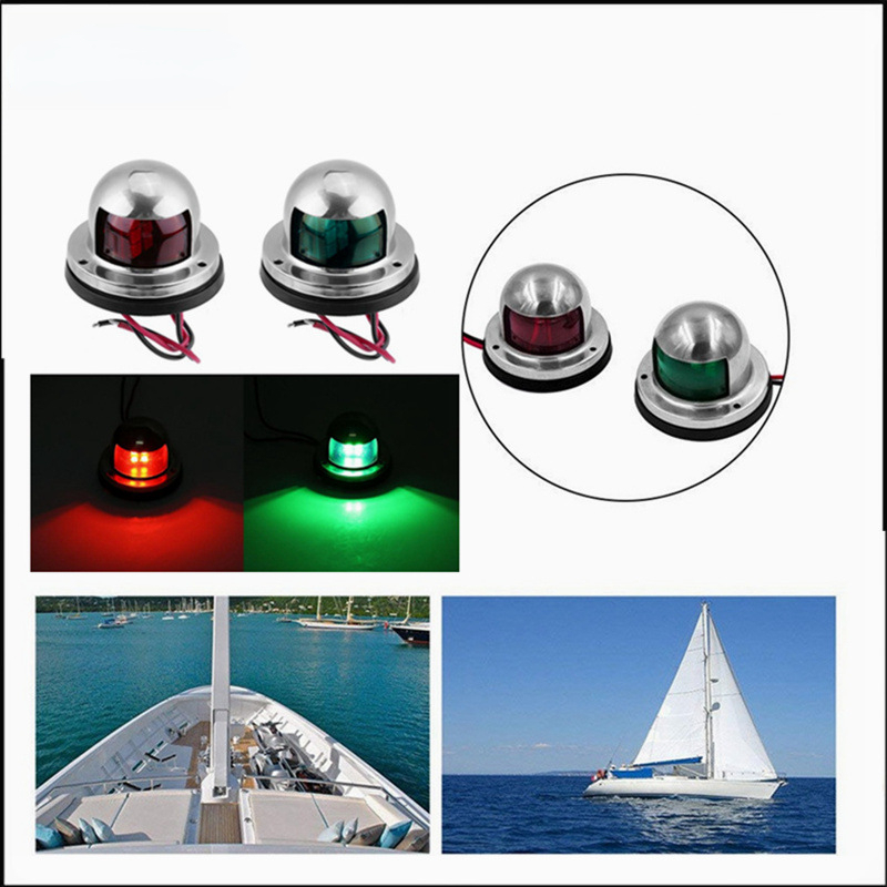 Running Gear Boat - 1 X Set Rood Groen 12V