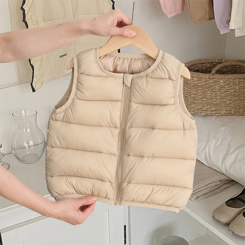 Winterkatoenen vest voor jonge - Running Gear For Kids recensie en prijs